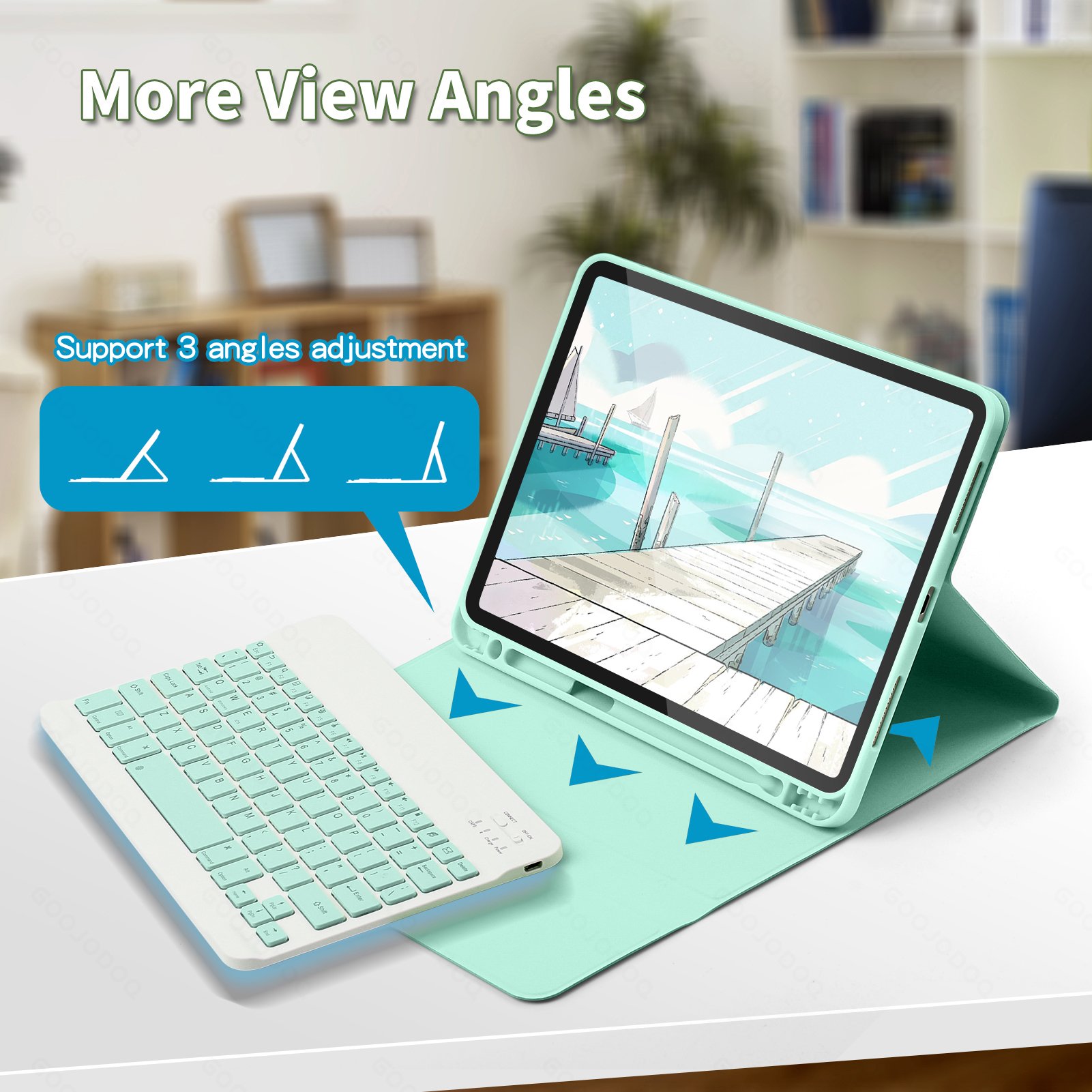 Keyboard Case For iPad Pro 11 2020 Magnetic Case For iPad Air 4 10.2 for iPad Shockproof Protection Cover With Pencil Holder
