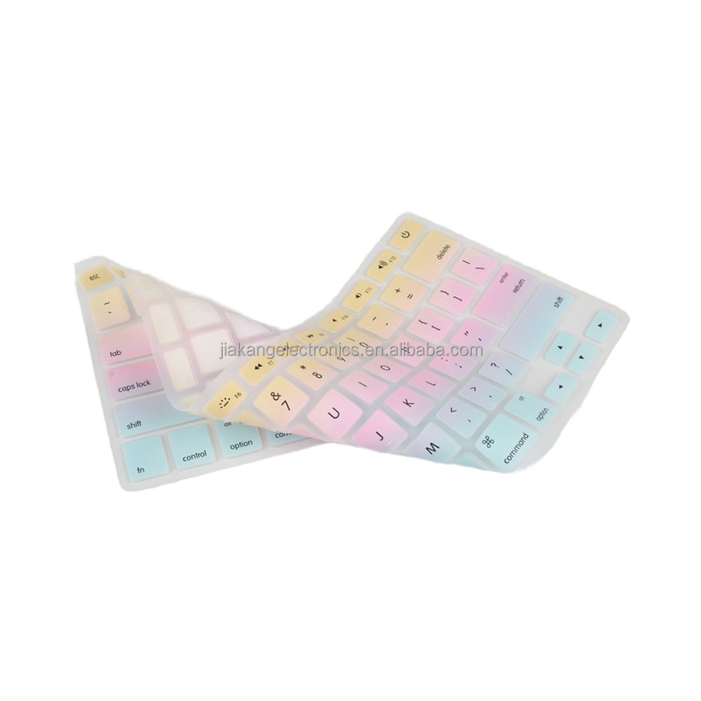 High Quality Silicone MacBook Keyboard Cover Custom Design Wholesale Waterproof Protective Case Minion Moulding Processing