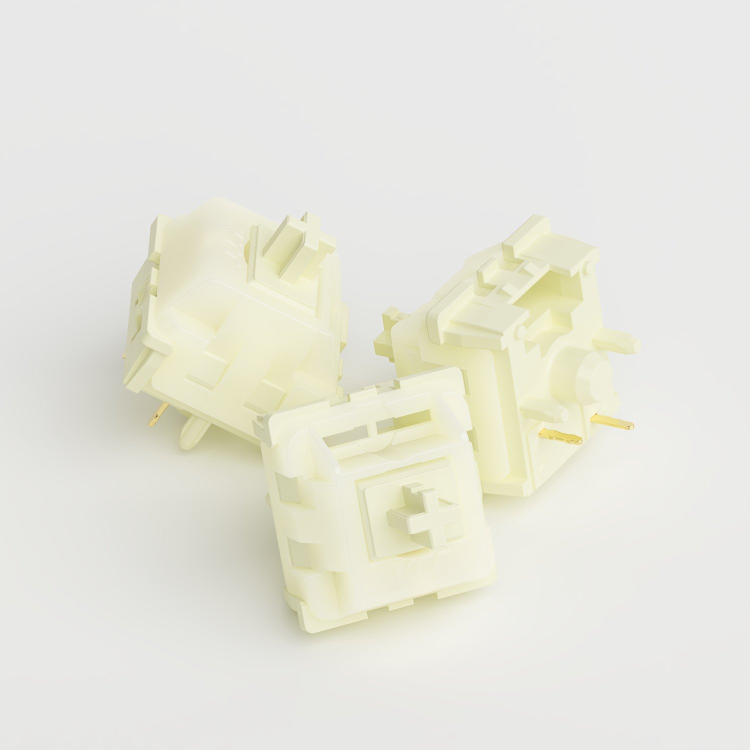 KTT CONTENT Baby Yellow Baby Series Linear 53g2023new arrival Hot Sale mechanical keyboard switch 5Pin good quality