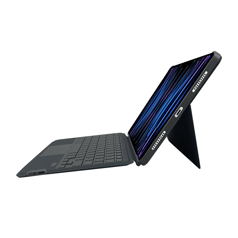 Unique design Storge Pen slot Detachable Integrated wireless keyboard case with Strong Magnetic For Ipad pro 11''