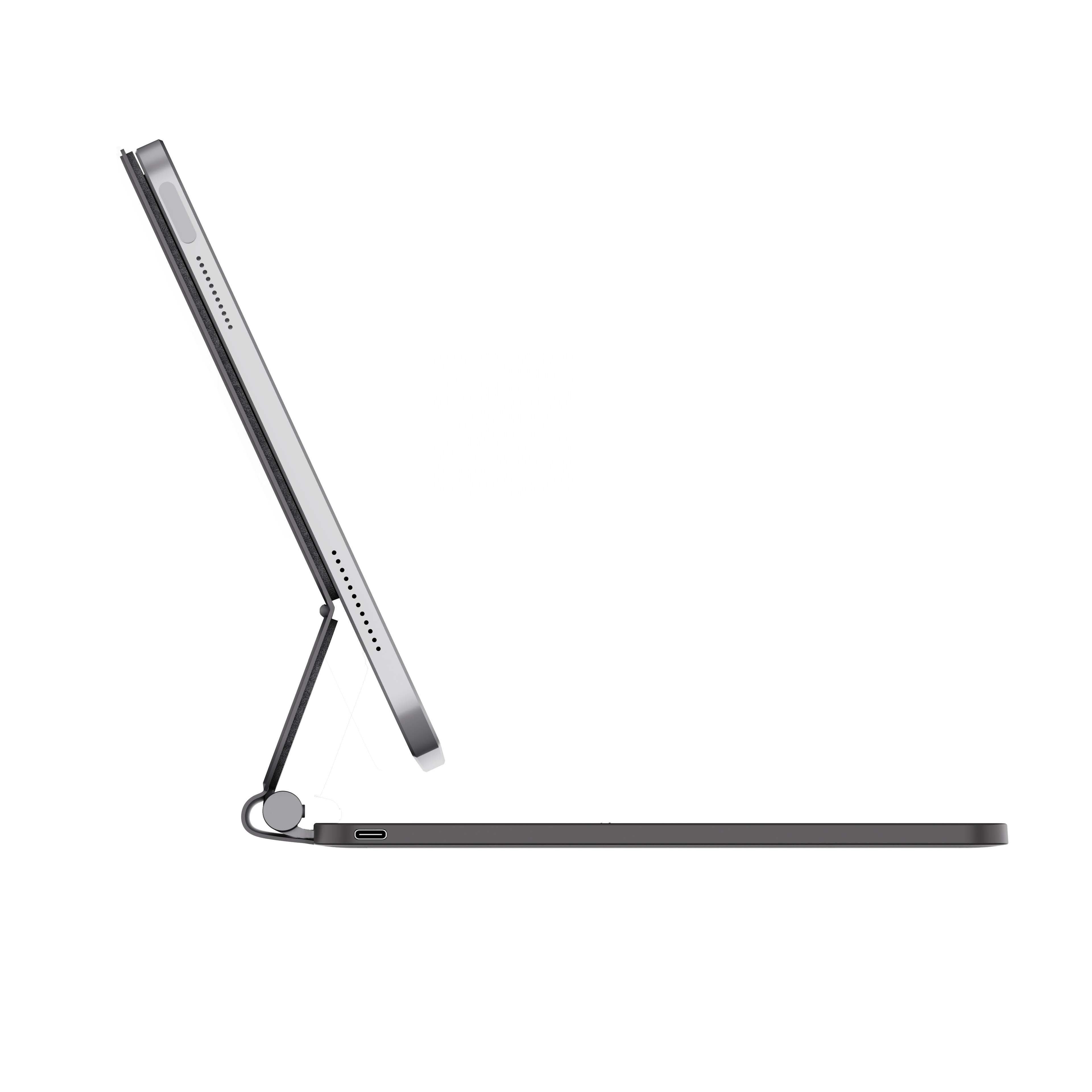 Factory Wholesale OEM/ODM Magic Keyboard with Multi-touch Trackpad Hinge Kickstand and RGB Backlit for iPad 10.9'', 11'', 12.9''