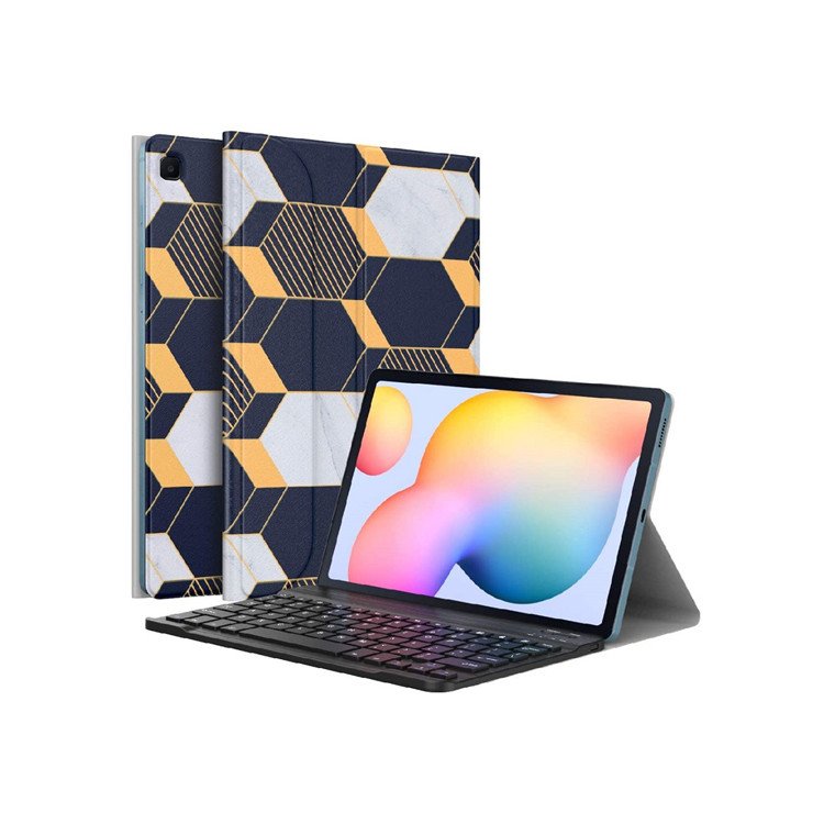 MoKo Popular PU Leather Removable Wireless Keyboard Tablet Case for Galaxy Tab S6 Lite 10.4 2020