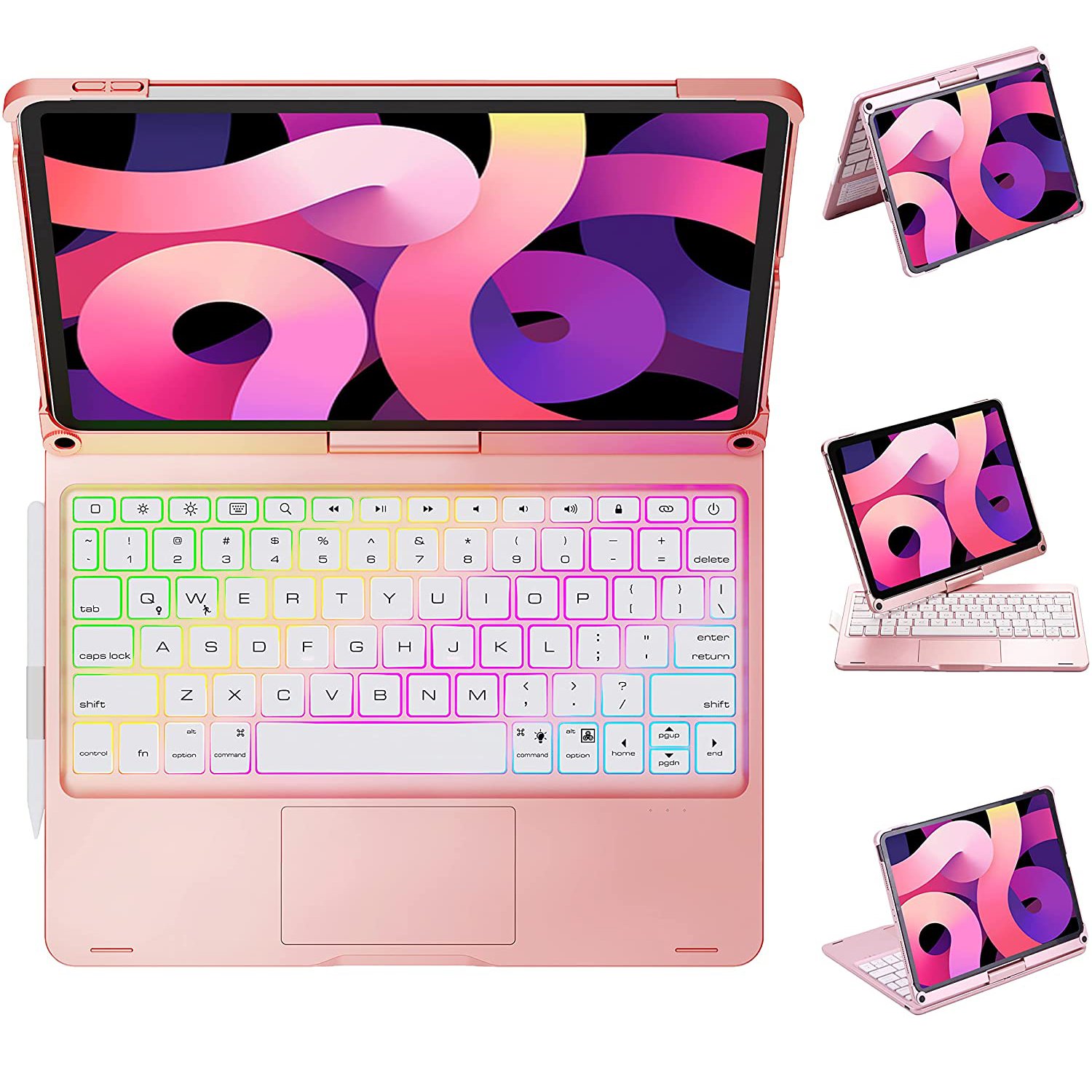 Backlit 360 Rotating Magic Touchpad ipad air magic keyboard for Ipad Pro 11 Inch Ipad Air 4Th Generation 10.9 Inch