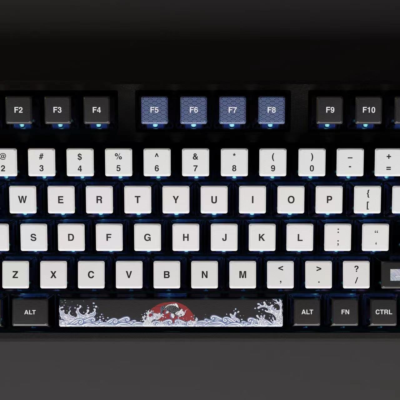 Ancreu High-level RGB DIY Mechanical Keyboard Kit Gasket Structure OEM 95 Keys + 1 Knob Wiledless 3 Modes Mechanical Keyboard