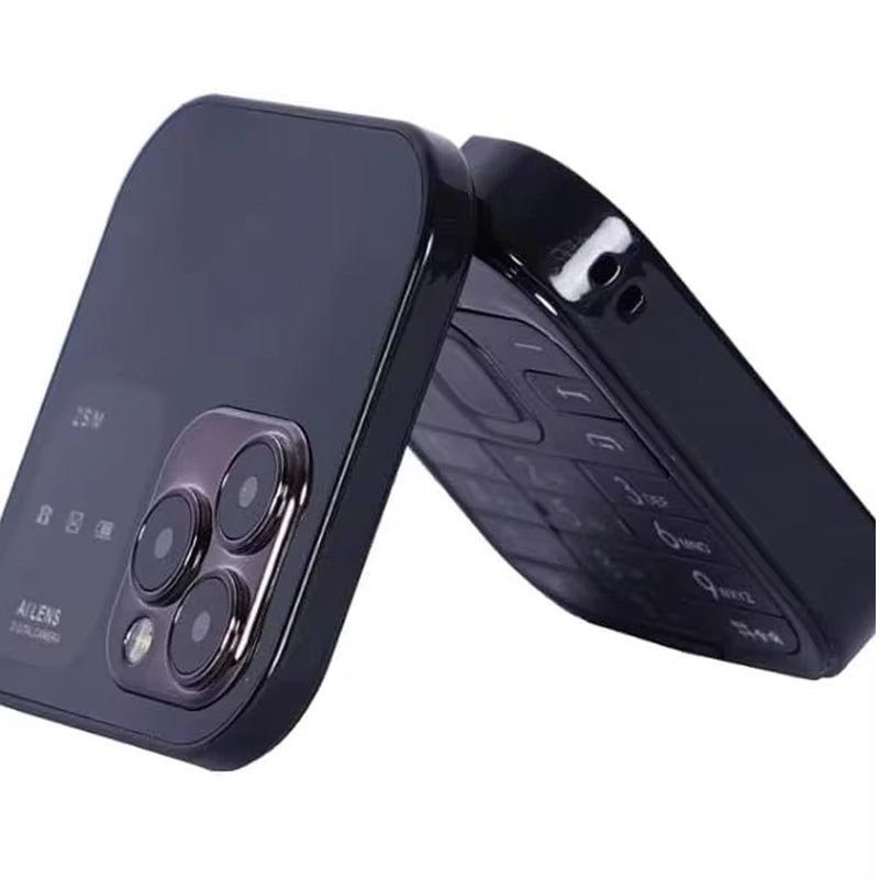 1.77" Dual Sim I16 Pro Lady Cover Foldable Flip Mobile Phone MP3 Magic Voice Flashlight Speed Dial Senior Clamshell CellPhone