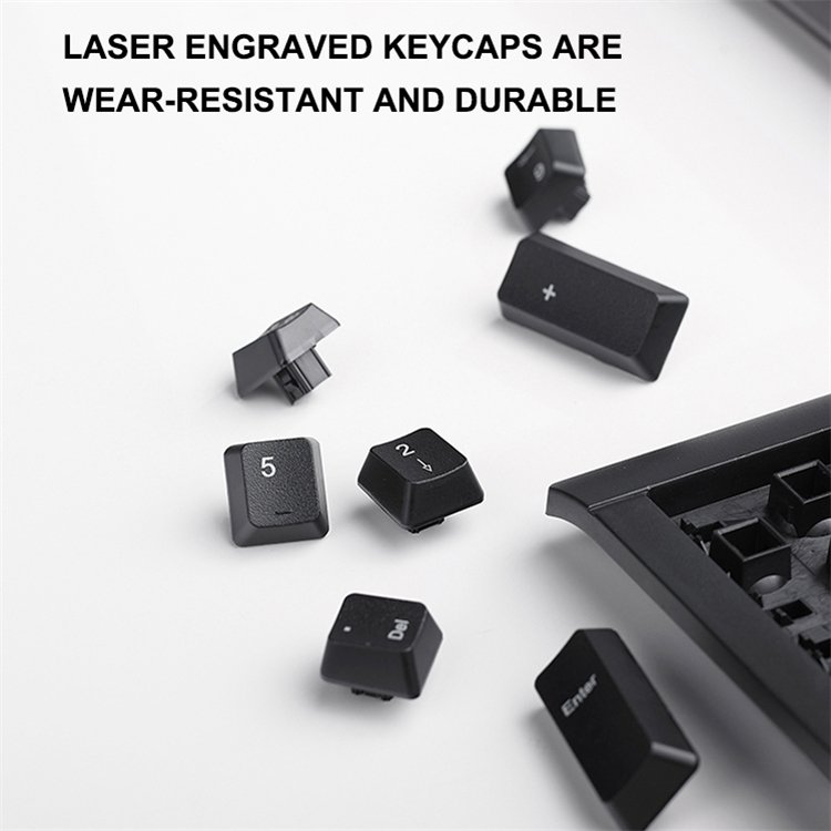 Rapoo K150 Wholesale 104Key Wired Office Membrane Reasonable Price 104Key Optical Switch Keyboard Shenzhen