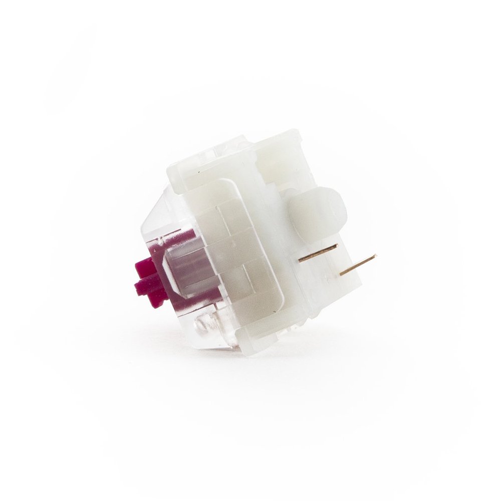 KTT CONTENT Wine Red Color 55g Linear Switch 3 Pin POM hotplug Mechanical Keyboard RGB Gaming Keyboard Switches