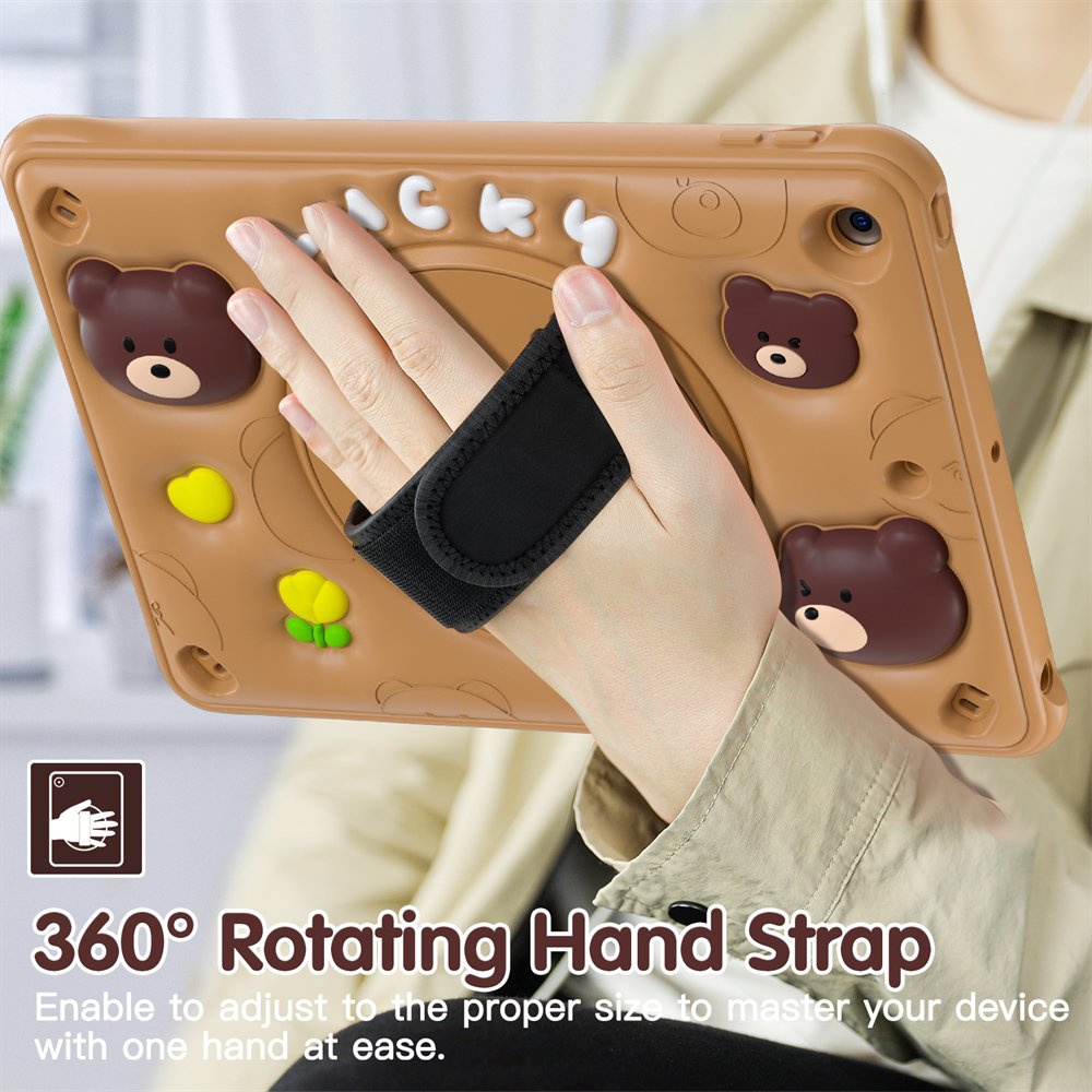 Cute Cartoon 3D Dolphin Silicone TPU Shockproof Case for Apple iPad 10.2 2019/2020/2021