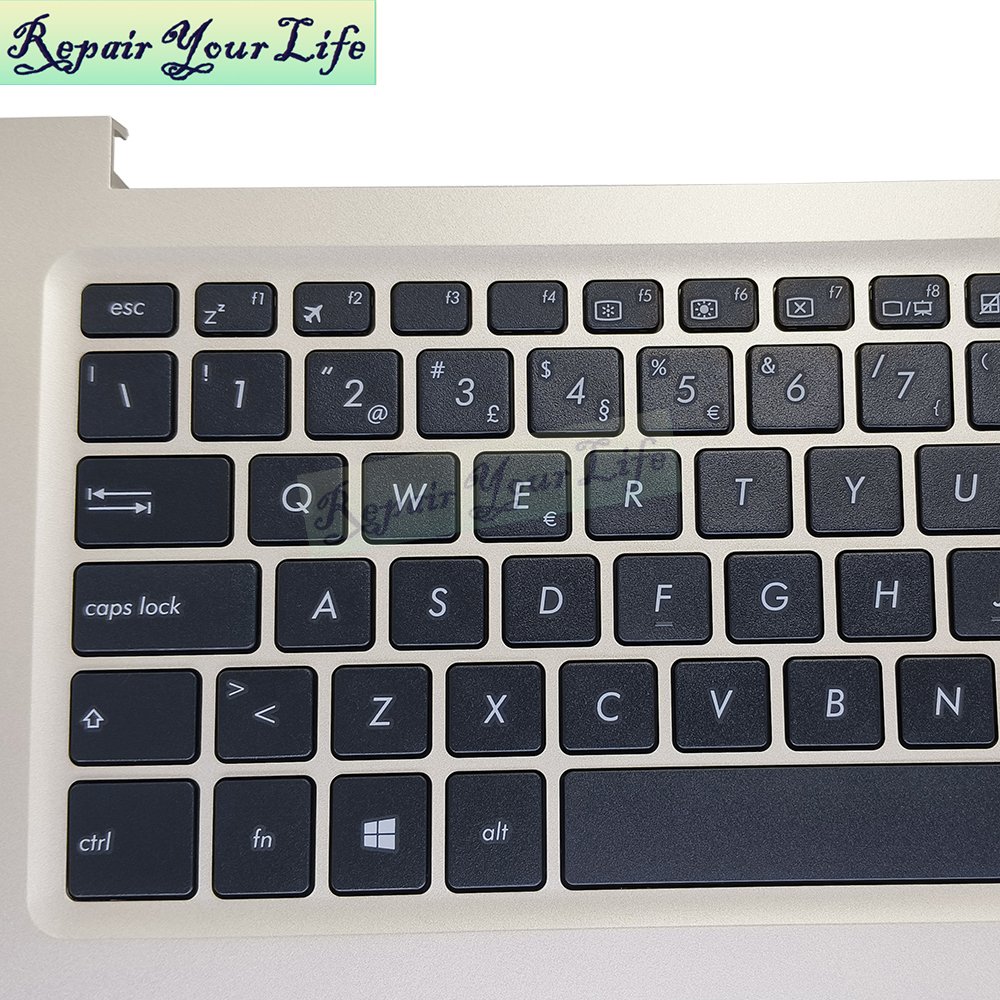PO Portuaguese For Asus X510UF X510UA X510UN X510UQ X510UR Palmrest C cover shell no Backlit Keyboard 1KAHZZT002P Original new