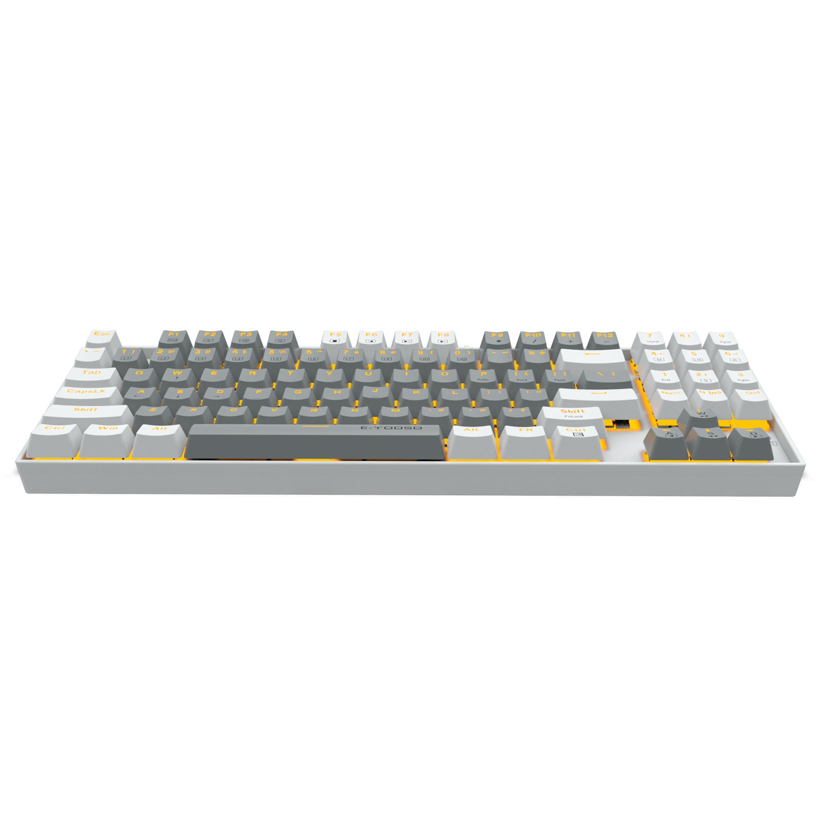 89 keys portable mechanical keyboard 85% Hot Swappable dynamic backlight compact wired mechanical keyboard