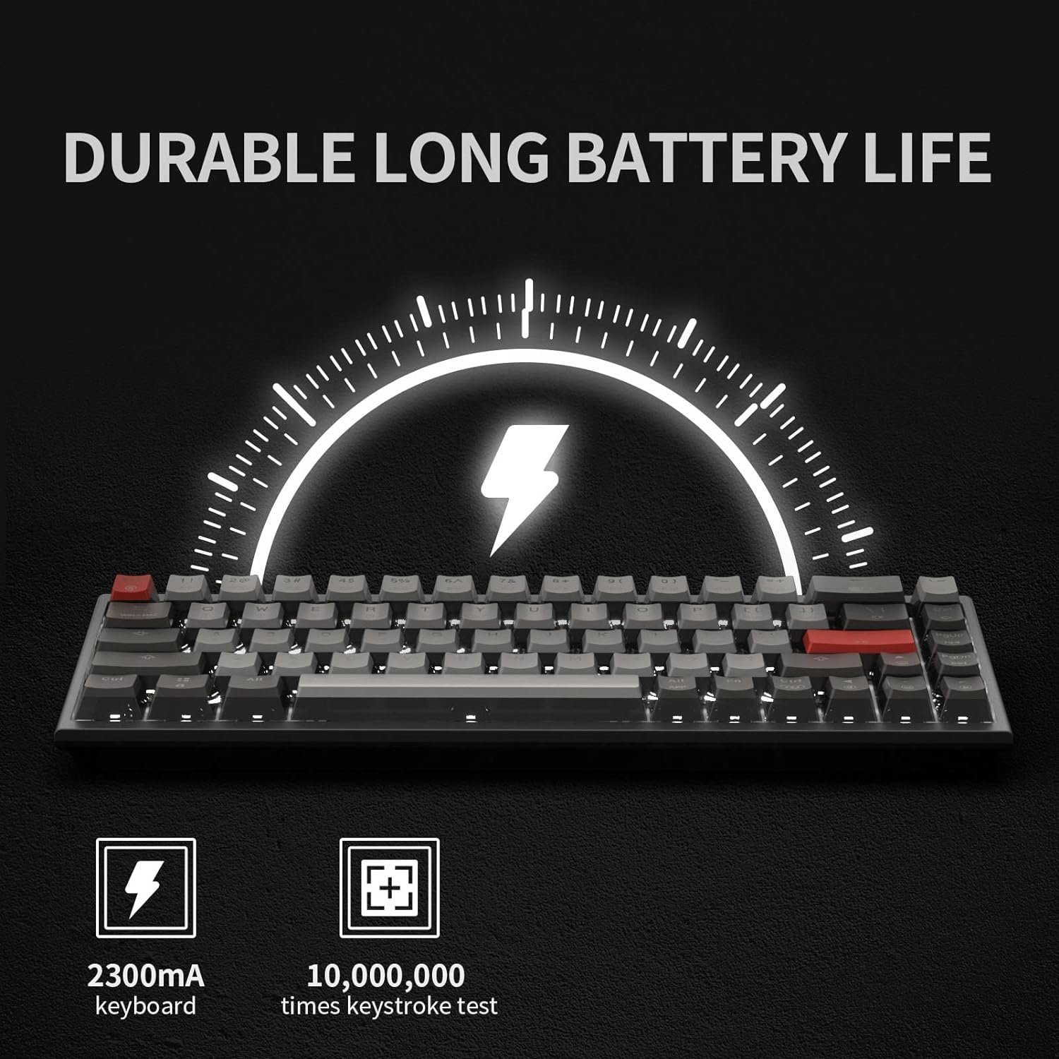 X1Pro Wireless Triple Mode 2.4G Bluetooth5.0 USB-C 65% Layout 68 Keys Hot Swappable Kailh Box Switch Mechanical Gaming Keyboard