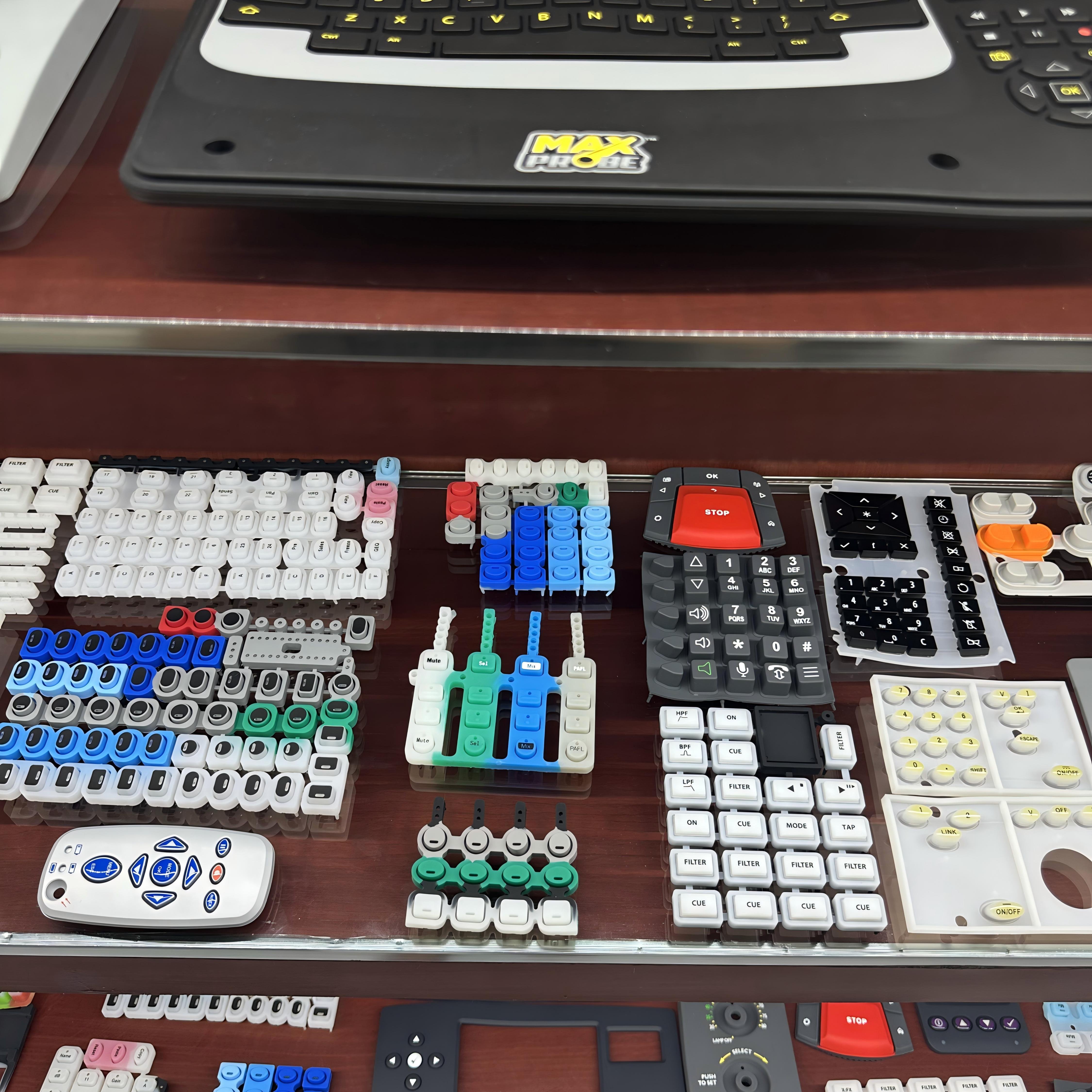 OEM ODM.Factory custom Carbon Pill silicone buttons keypads, silicone mold, electronic remote control products complete service