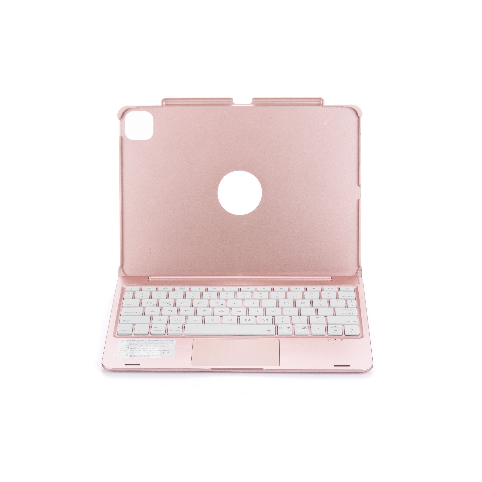 Portable Convenient BT Wireless Keyboard with Pencil Holder