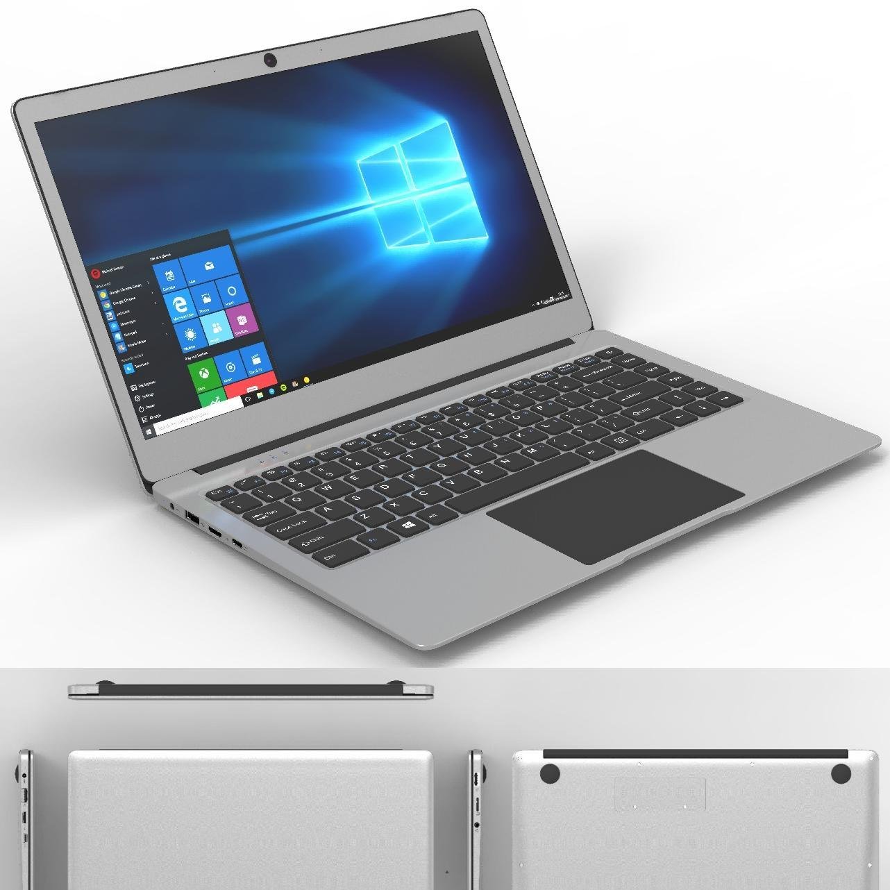 YH-RKG116 14inch Android 11.0 4GB +128GB 5000mAh FHD 1920*1080 Edp 2-finger touch portable notebook laptop