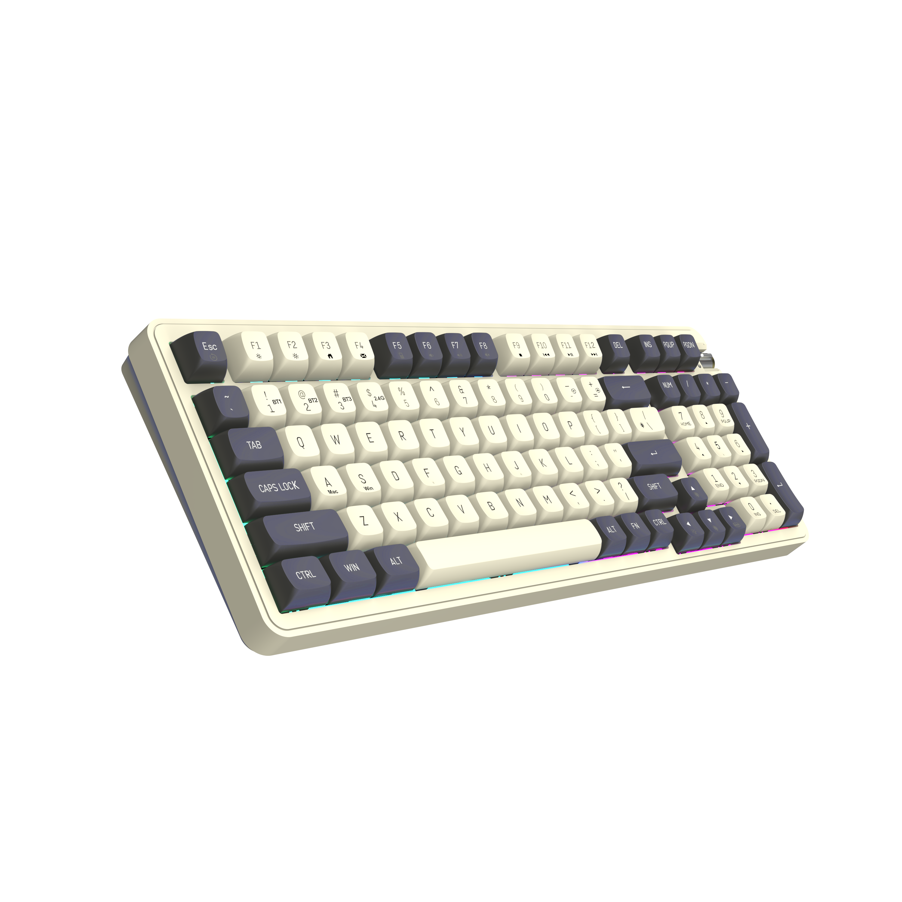 Wireless Keyboard darkFlash DF98 ABS Key cap GASKET yellow switch with 98 Keys Membrane Keyboard