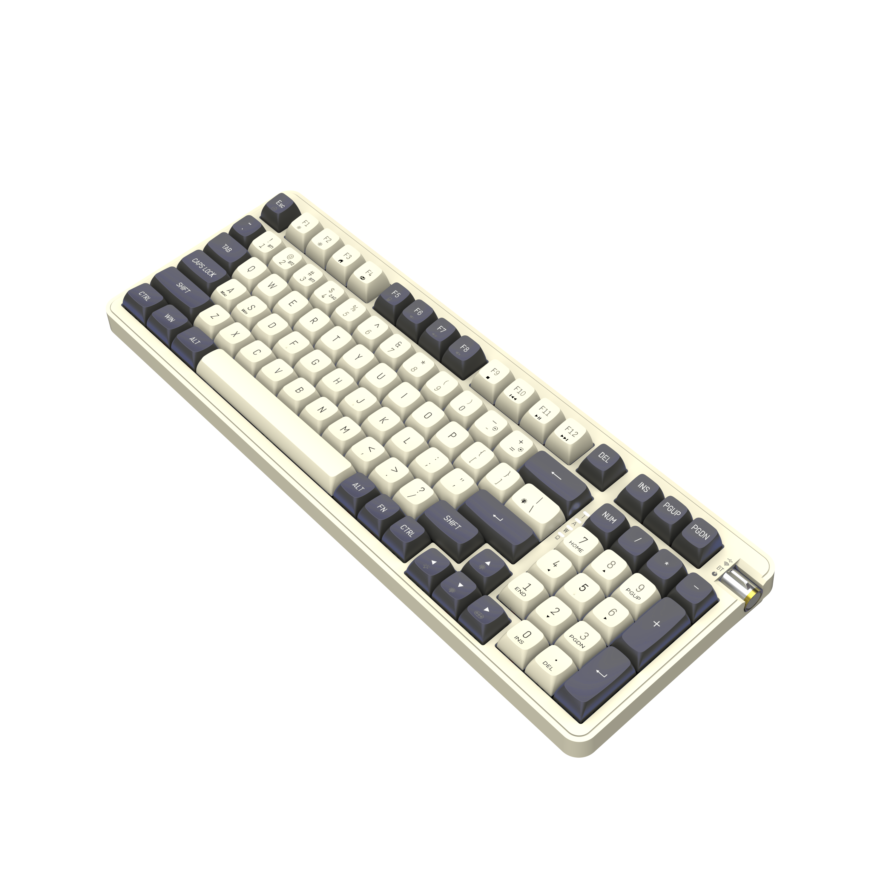 Wireless Keyboard darkFlash DF98 ABS Key cap GASKET yellow switch with 98 Keys Membrane Keyboard