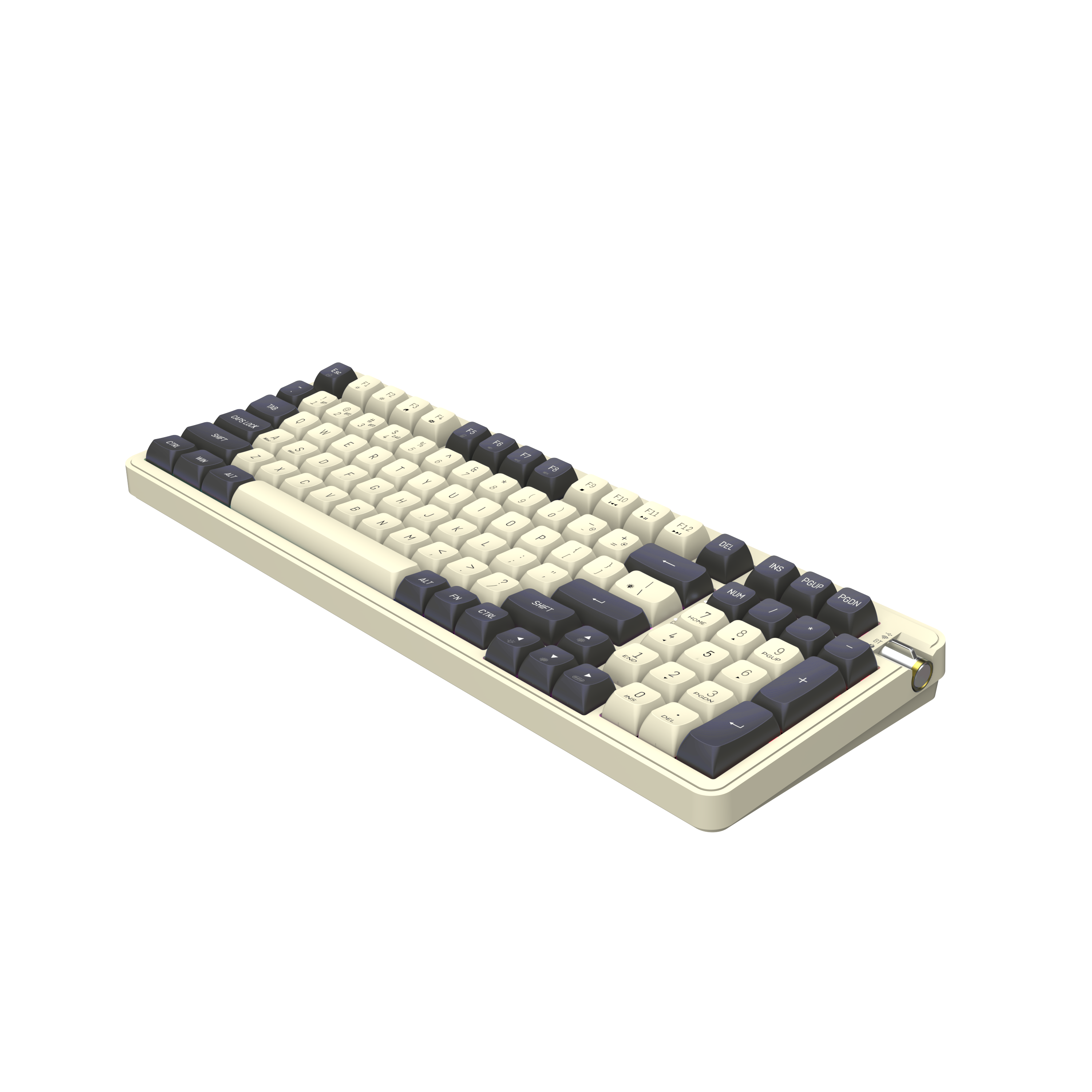Wireless Keyboard darkFlash DF98 ABS Key cap GASKET yellow switch with 98 Keys Membrane Keyboard
