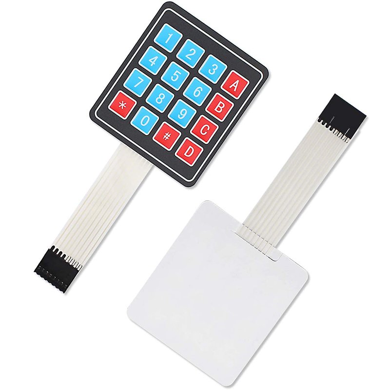 4x4 Arduino Keypad 16 Key Yetaida Matrix Array Membrane Switch Keyboard for Arduino Microcontroller