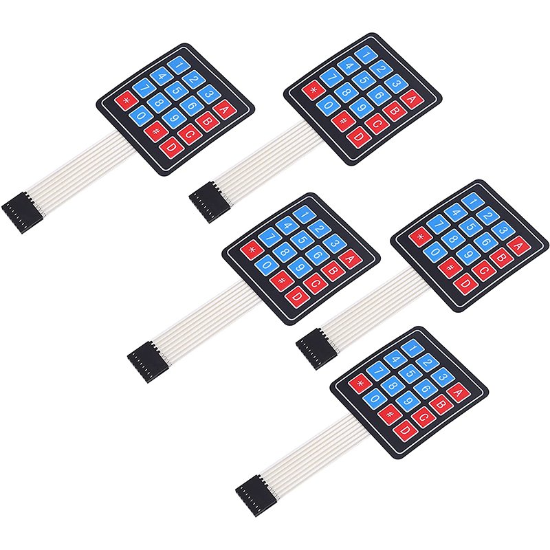 4x4 Arduino Keypad 16 Key Yetaida Matrix Array Membrane Switch Keyboard for Arduino Microcontroller