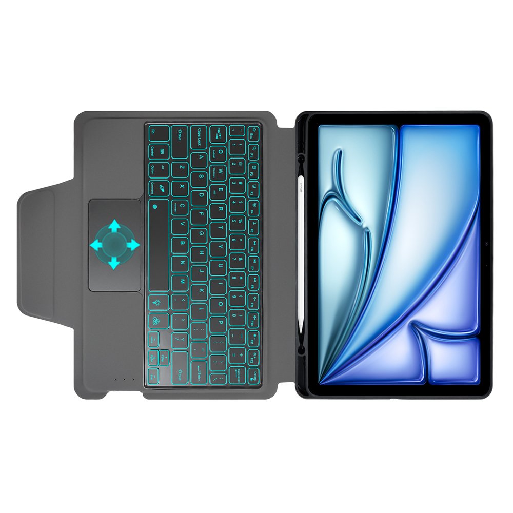 detached back magic combo wireless keyboard tablet case For iPad Air 11 2024 protective tablet case cover