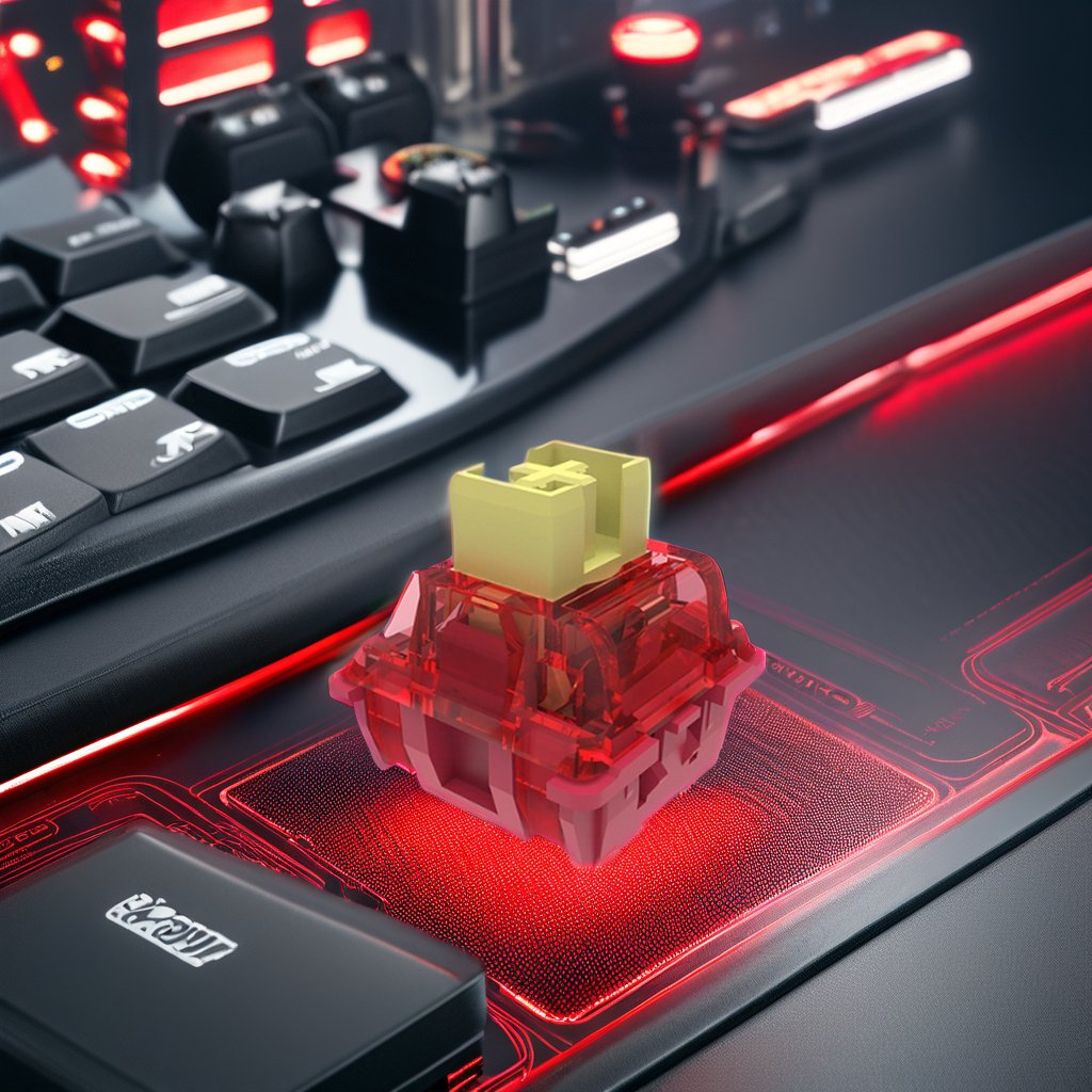 High Quality AKKO Anti-Ghosting Mechanical Keyboard Switches 63/64 Red Switches for High Performance Keyboards