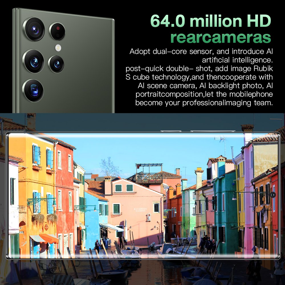 2024 new ultra-high speed S24 Ultra 16GB+1TB 5G smart phone 7.2-inch 48MP+100MP Snapdragon 8+2 Android 14 game phone