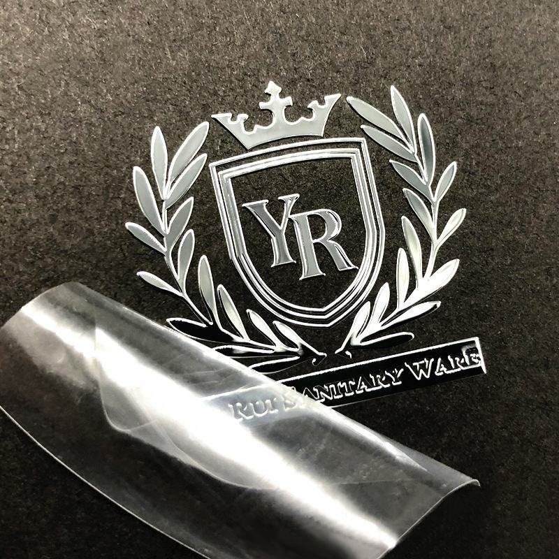 Waterproof 3d transfer sticker custom gold foil vinyl UV transfer sticker High Temperature Resistant