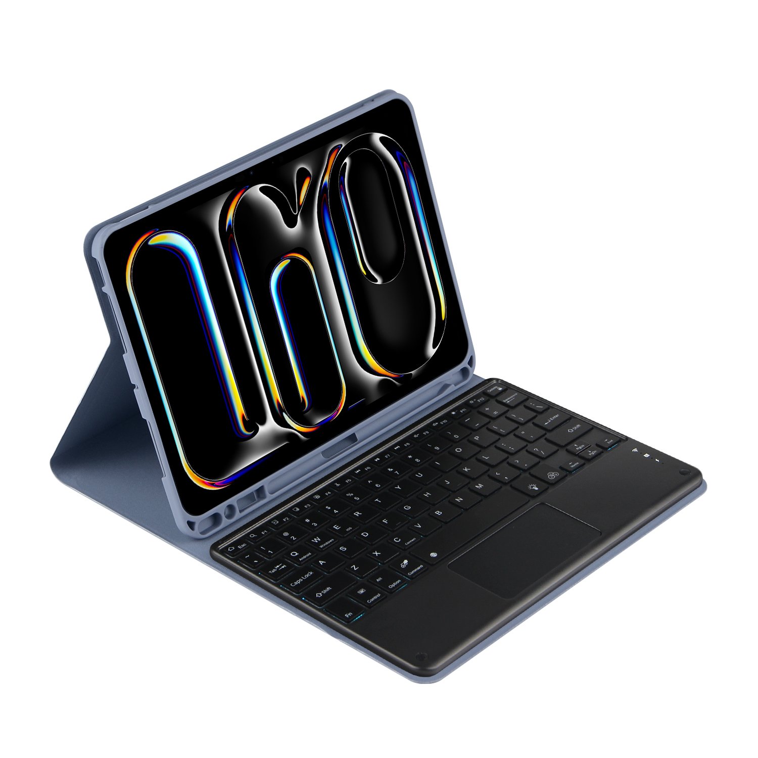 ultra thin keyboard leather tablet case For iPad Pro 13 2024 wireless magnetic keyboard folio