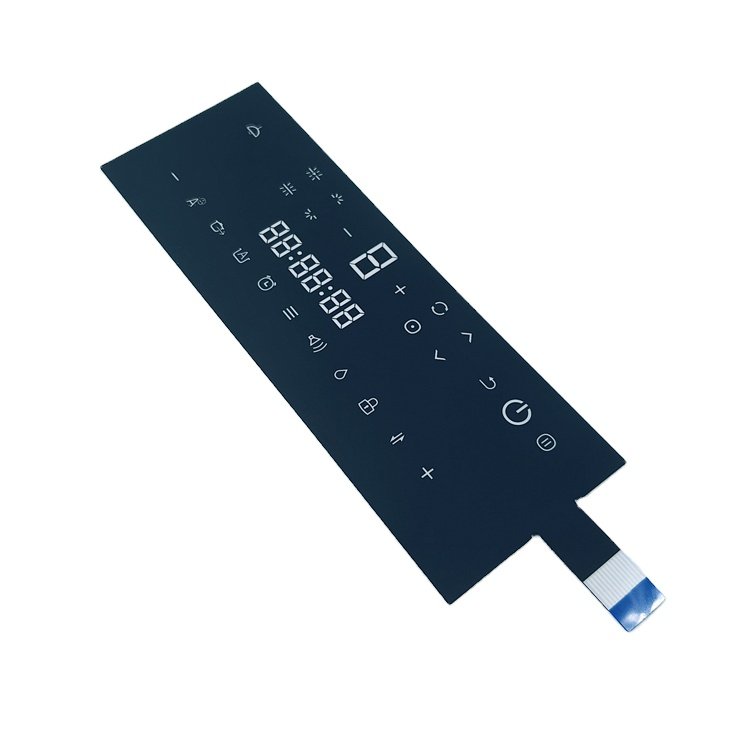 Factory Keypad&keyboards Film Pressure Sensor Tactile Capacitive Membrane Keyboard Switch With 3M467 Adhesive For Home Appliance