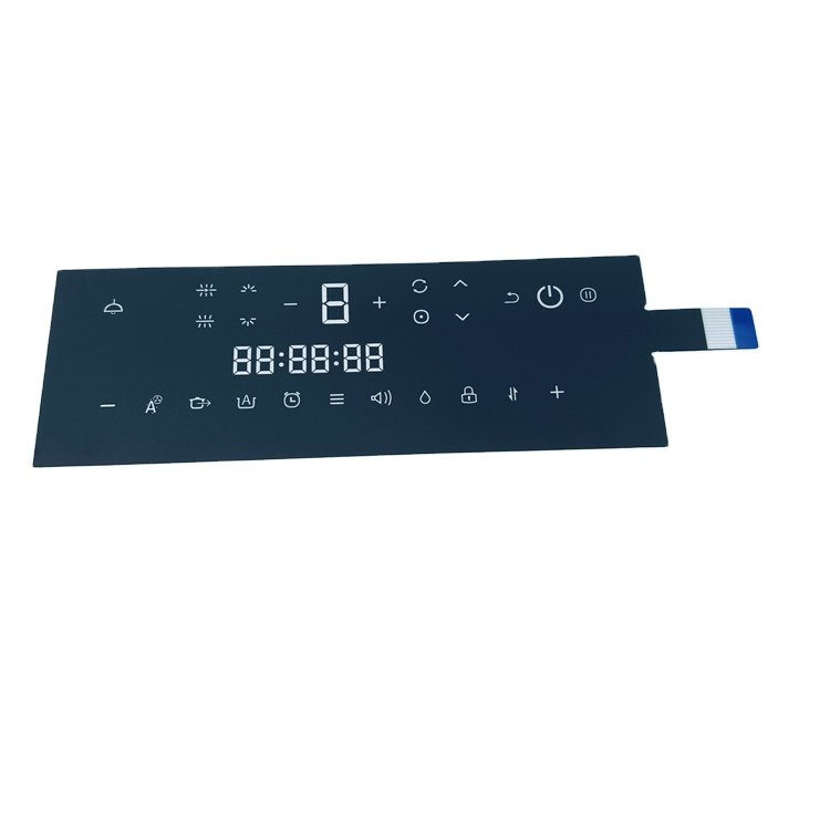 Factory Keypad&keyboards Film Pressure Sensor Tactile Capacitive Membrane Keyboard Switch With 3M467 Adhesive For Home Appliance