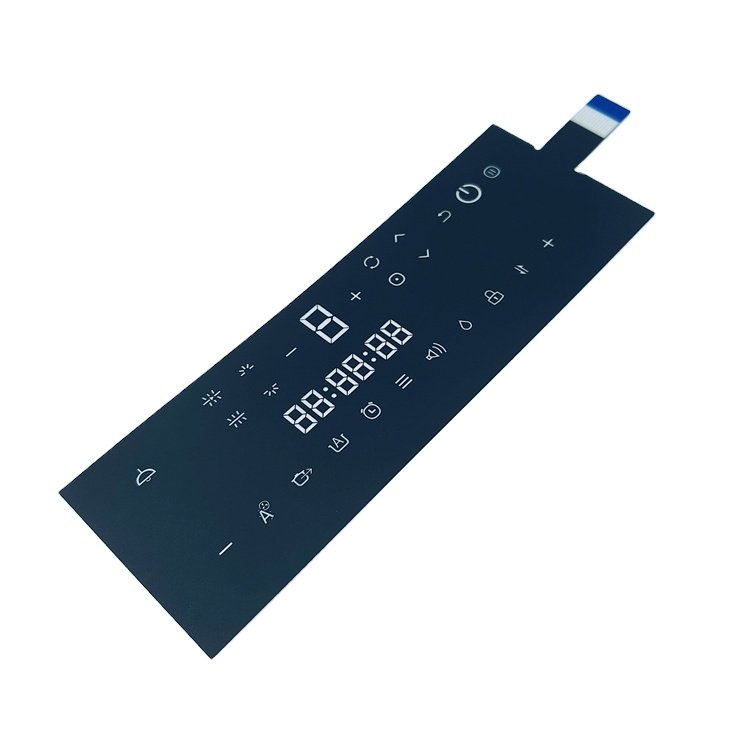 Factory Keypad&keyboards Film Pressure Sensor Tactile Capacitive Membrane Keyboard Switch With 3M467 Adhesive For Home Appliance