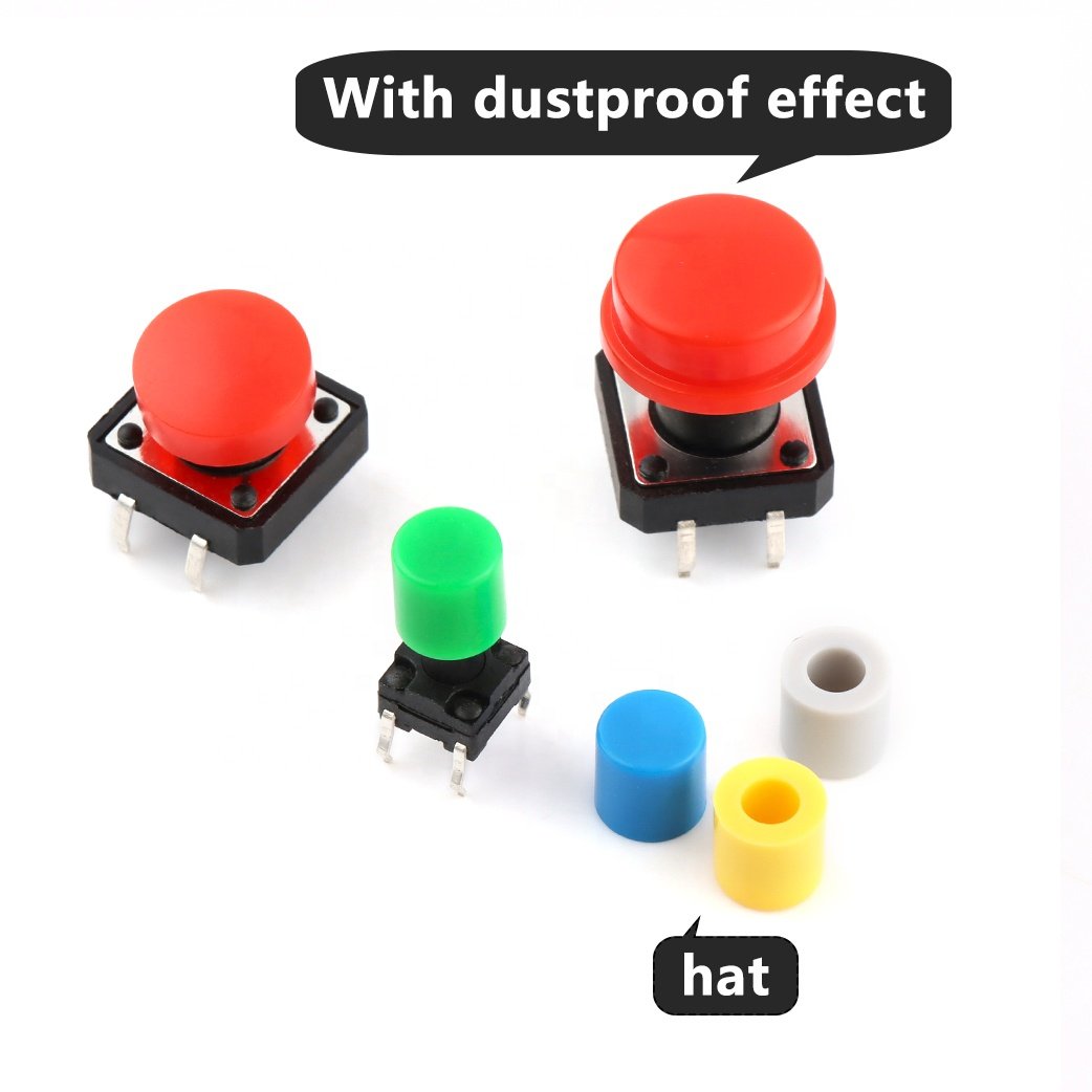 Illuminated Smd Tactile switch Tact switch 6x6x8 Side 4 Pin 5 Pin Tactile Buttons 12x12mm 4x4mm Side 6*6*4.3 Tact Switch