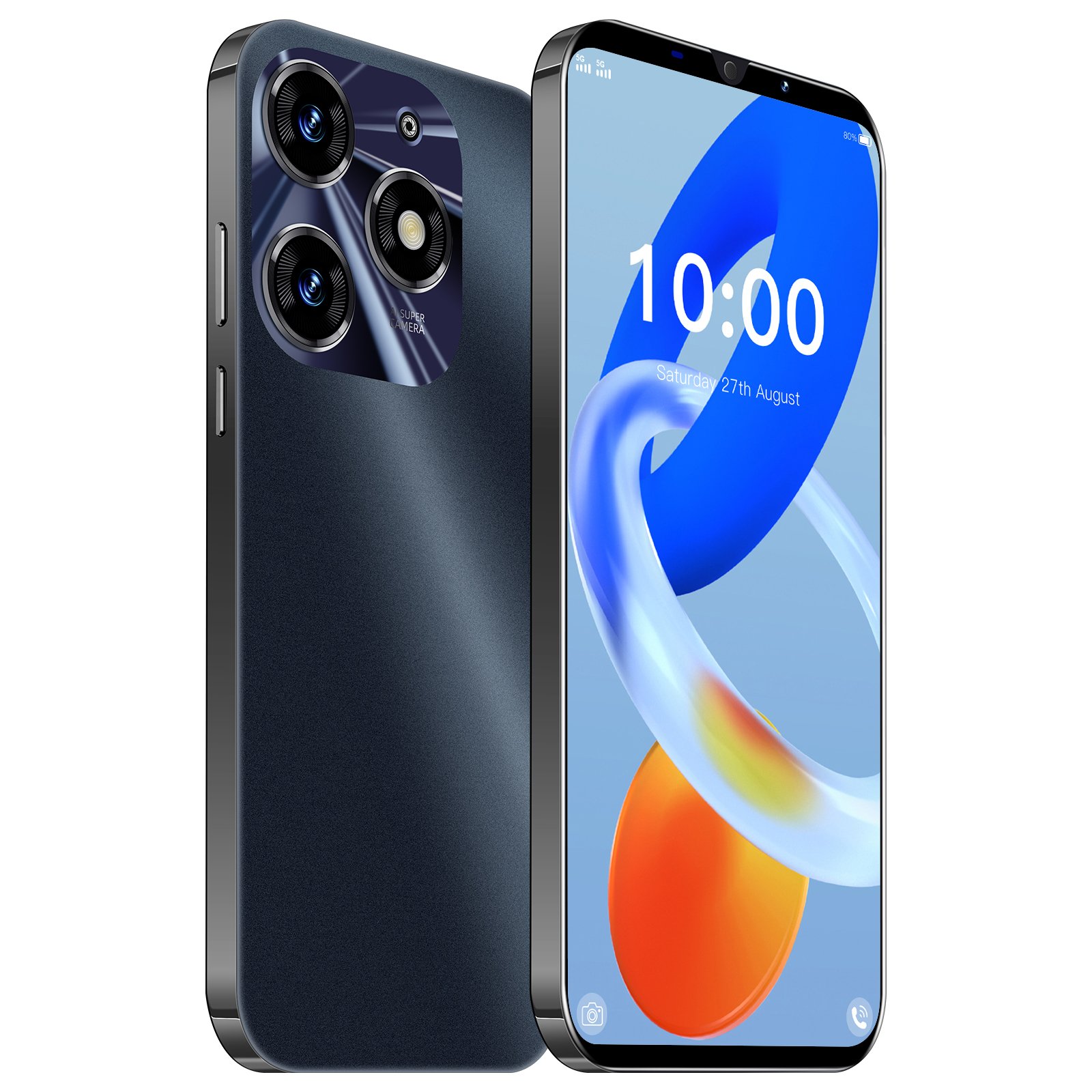 HSDF-Spark 10 Pro 16GB+1TB MEMORY 5.5 HD inch Screen Android14 Dual SIM Deca Core 1tb mobile phone