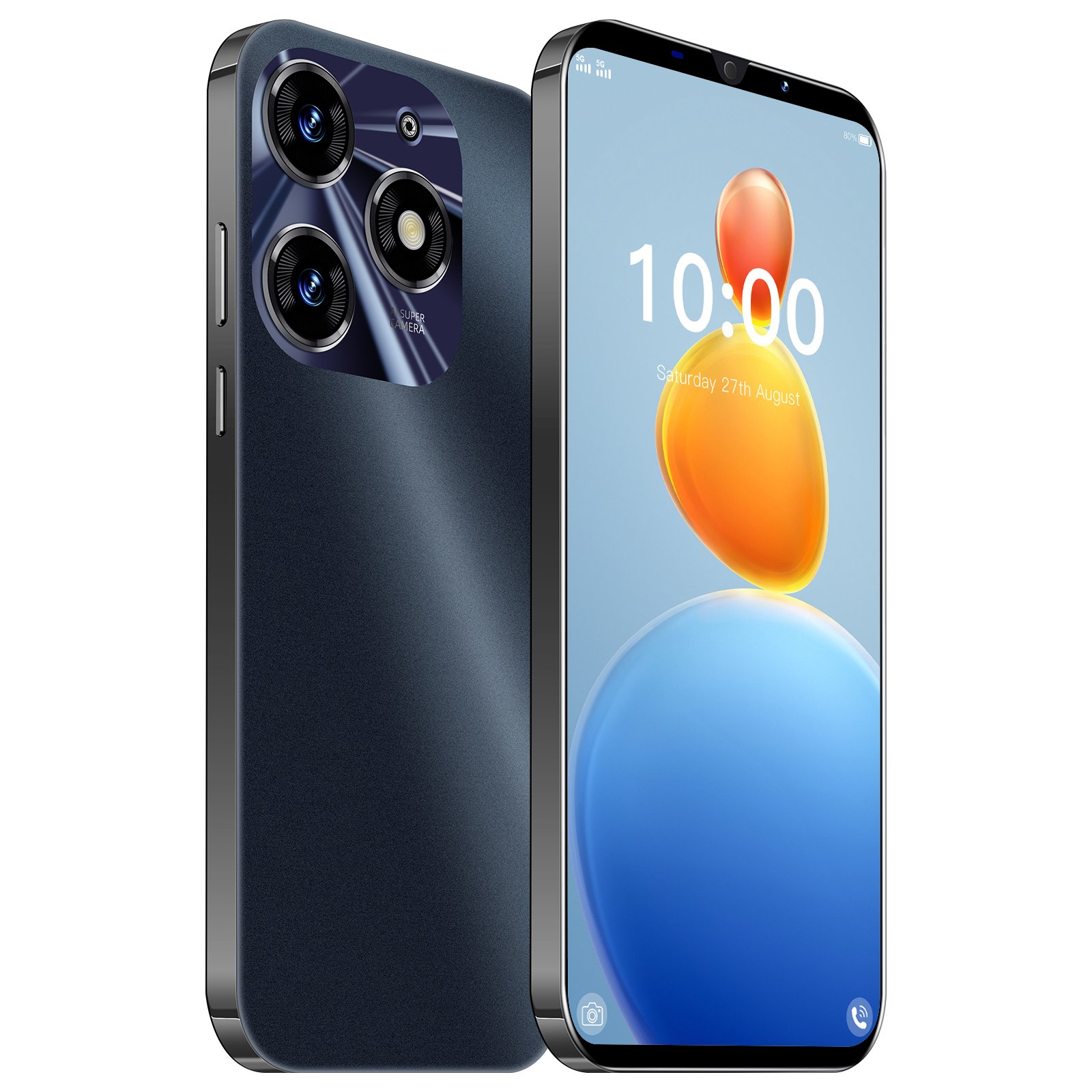 HSDF-Spark 10 Pro 16GB+1TB MEMORY 5.5 HD inch Screen Android14 Dual SIM Deca Core 1tb mobile phone