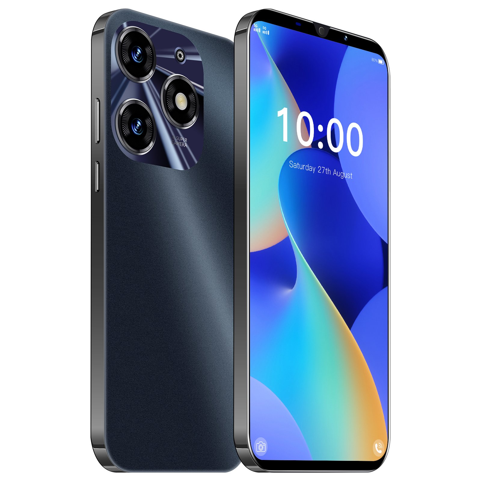 HSDF-Spark 10 Pro 16GB+1TB MEMORY 5.5 HD inch Screen Android14 Dual SIM Deca Core 1tb mobile phone