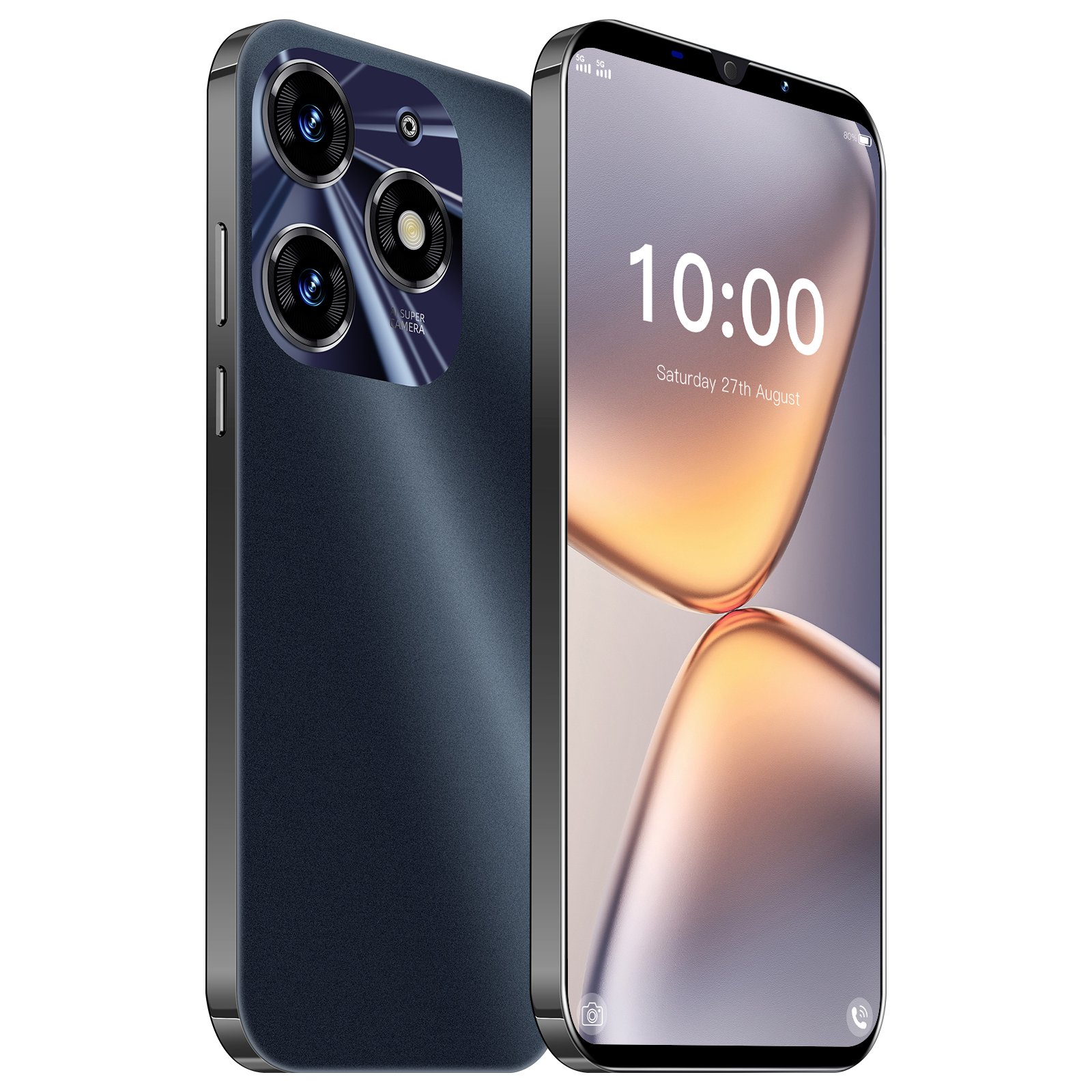 HSDF-Spark 10 Pro 16GB+1TB MEMORY 5.5 HD inch Screen Android14 Dual SIM Deca Core 1tb mobile phone