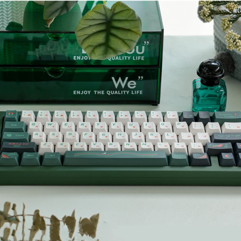 Anime Jockey Girl Silent Suzuka Keycaps PBT Cherry Profile Dye Sublimation 140 Keys For MX Switch Mechanical Keyboard