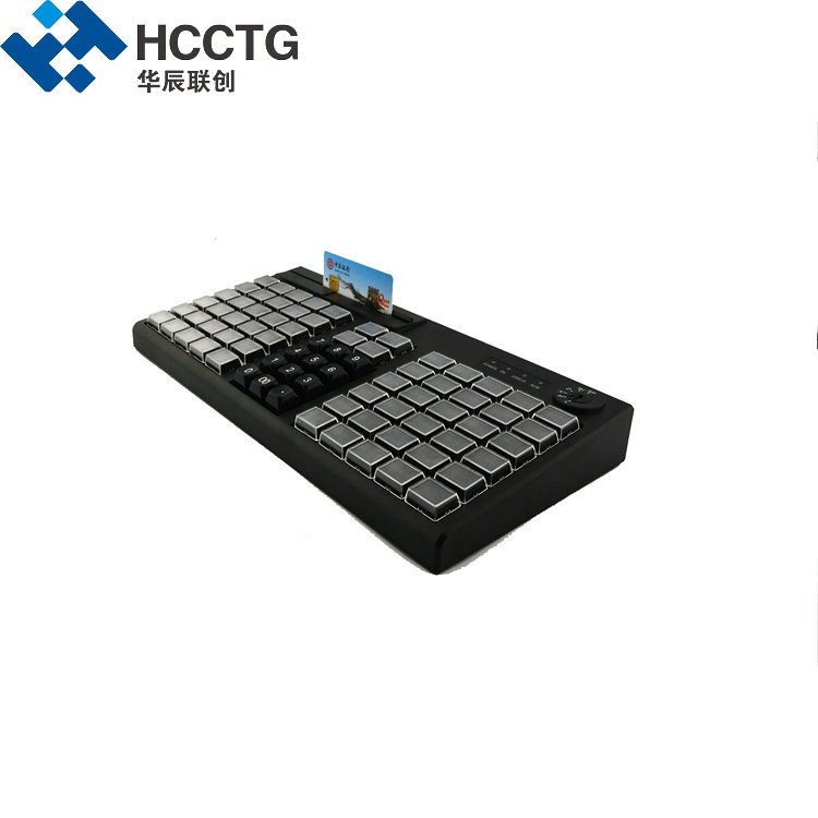 76 Keys Smart PS2 Membrane Programmable POS Keyboard KB76M