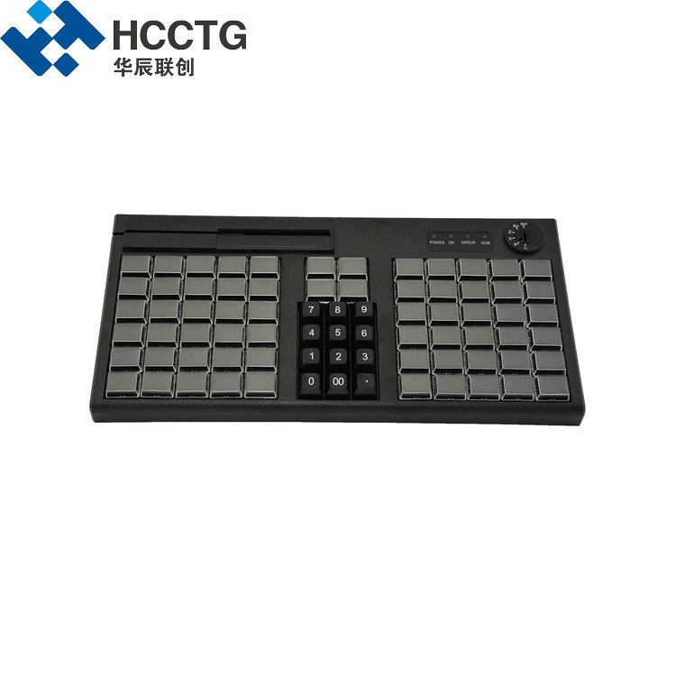 76 Keys Smart PS2 Membrane Programmable POS Keyboard KB76M