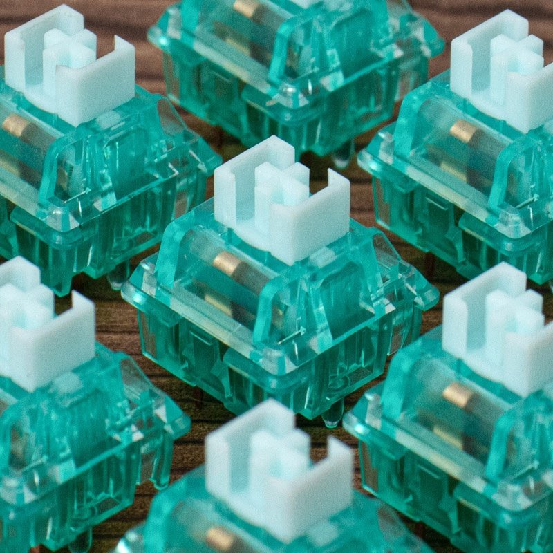 Mint Candy Switch Customized Linear Switch Green Mechanical Keyboard Customized Muffling Smooth Switch