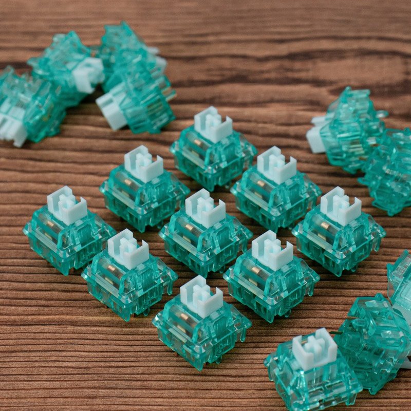 Mint Candy Switch Customized Linear Switch Green Mechanical Keyboard Customized Muffling Smooth Switch