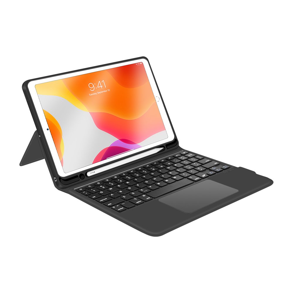For 10.2 iPad 7th 8th 9th Generation tablet Case With Touchpad wireless keyboard case Pencil Holder