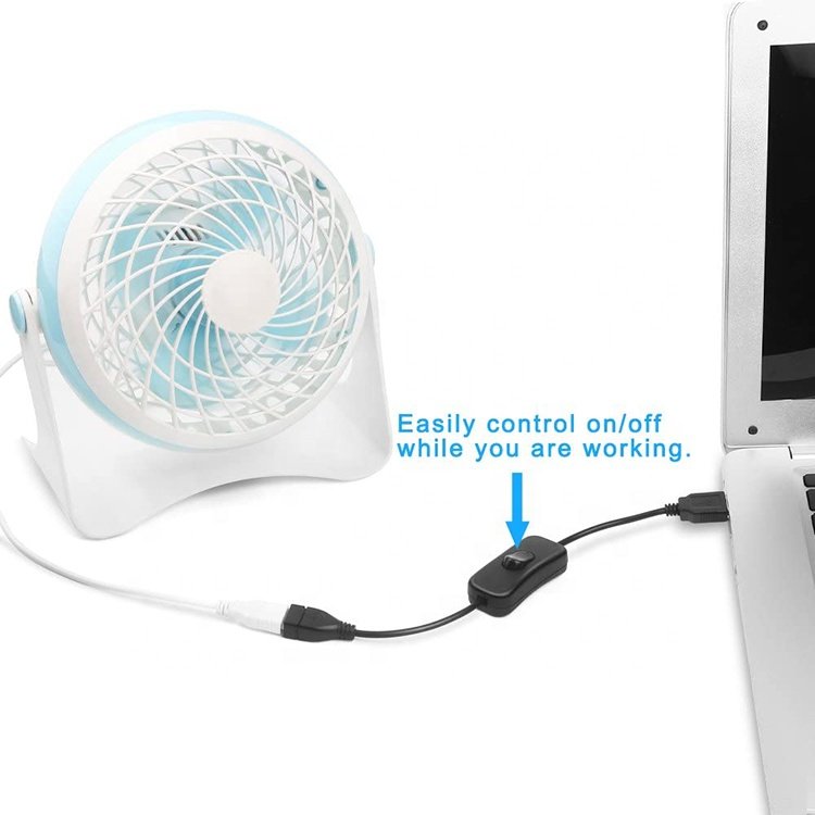 High Quality Male to Female USB Power ON OFF Switch Extension Charger Cable for Led Strip Lamp