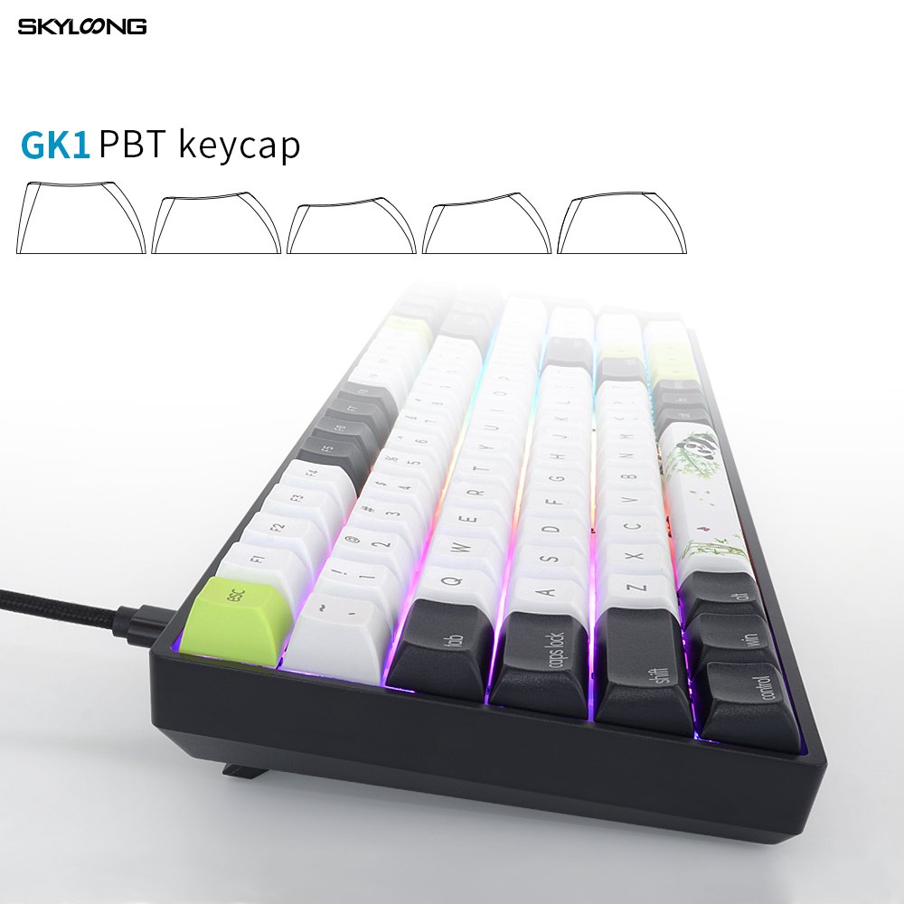 Skyloong New product SK96 colorful RGB 90% red switch Gateron Optical switch mechanical gaming keyboard