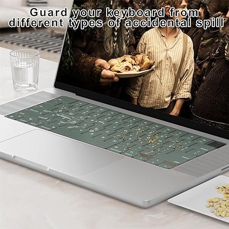 Wholesale Keyboard Protector silicone Cover Waterproof Dustproof US version For New MacBook Pro 14 16 2021 A2442 A2485