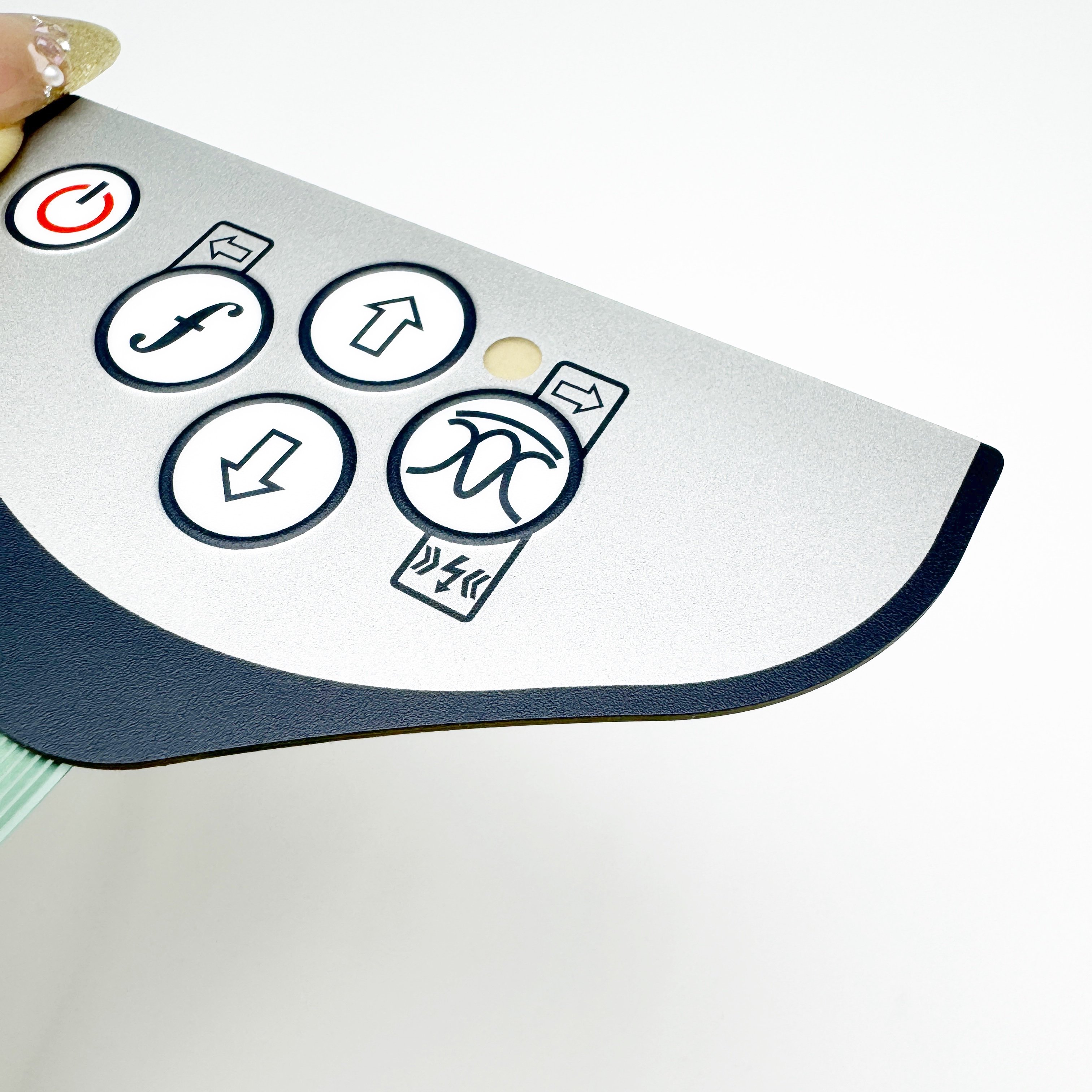 Custom membrane switch button for various mechanical electronic equipment featuring water resistance high temperature tolerance