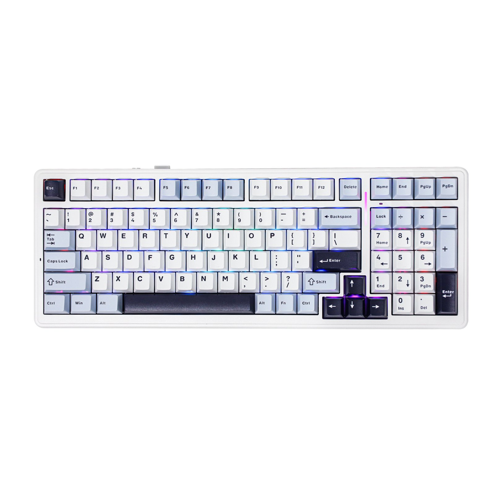 EPOMAKER x AULA F99 98% Gasket-Mounted Hot-Swappable Wireless Mechanical Keyboard one hand gaming keyboard