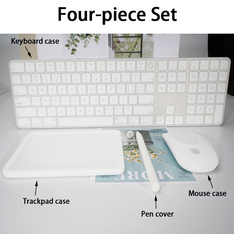 Best-selling wholesale Factory Direct Sales high quality silicone Laptop keyboard Cover Case For Apple Magic Keyboard Cover