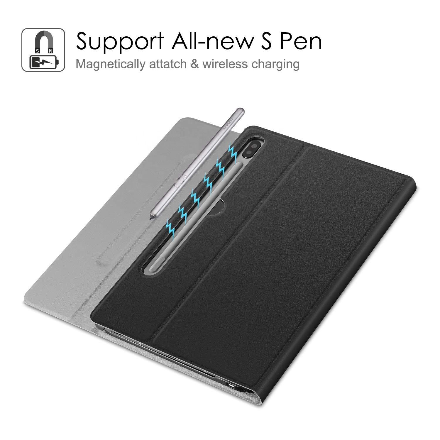 Oem Wireless backlit keyboard case pu leather tablet cover for samsung Galaxy Tab S8 S8+ S7 T870 T730 tablet with keyboard case