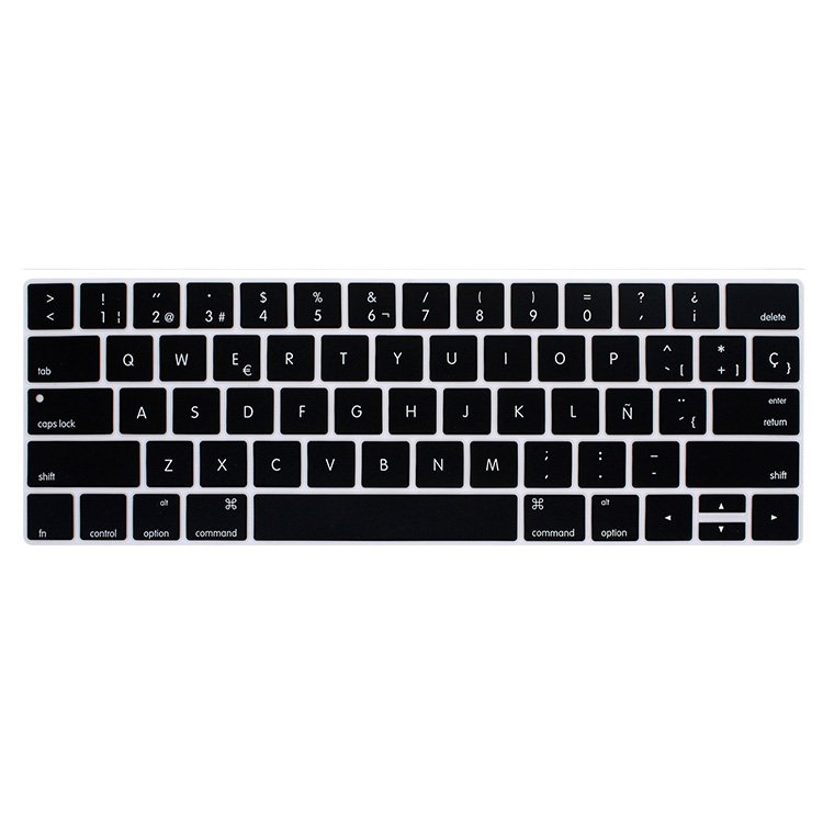 Custom Spain Colorful Silicone Waterproof Laptop Keyboard Cover for Macbook